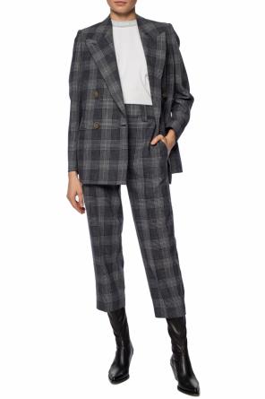 Checked double-breasted blazer, zdjęcie 2 Checked double-breasted blazer od Acne